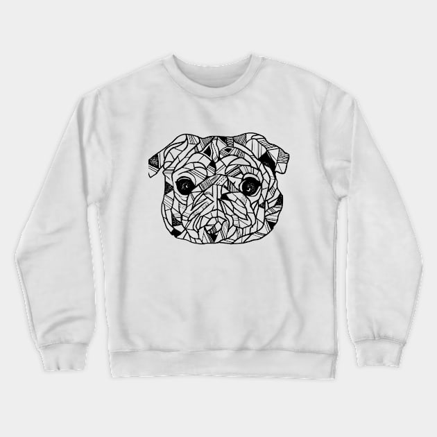 Pug Love Crewneck Sweatshirt by jen28